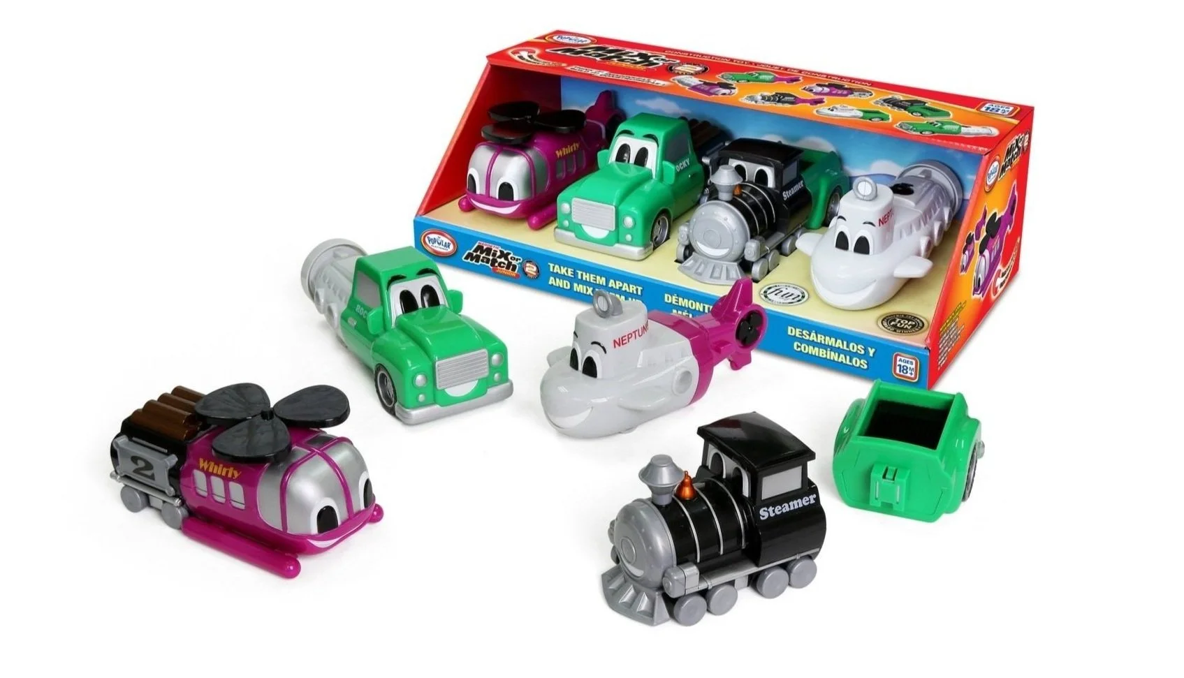 Magnetic Mix or Match Vehicle -Junior Set 2 — Popular Playthings